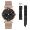 Keulomanong Wood36_Rb Unisex Couple Watch