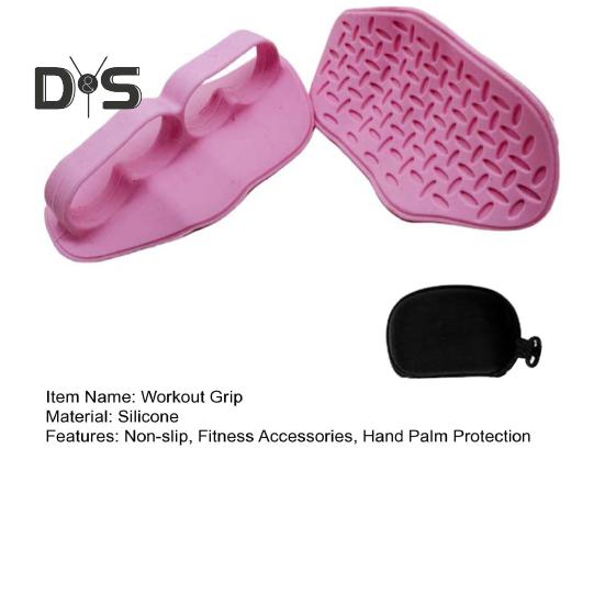 1 Pair Anti-Slip Workout Grips Men Women Hand Palm Protection Weight Lifting Dumbbell Deadlift Pull-Up Grippers Gym Training Exercise Fingerless