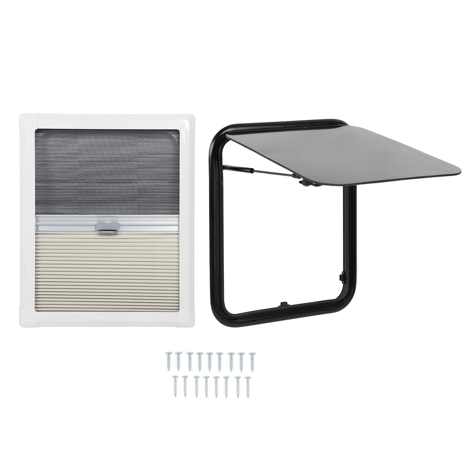 

16 X 20 дюймов Окно автофургона Закругленный угол Двойной слой Акриловый Гидравлический Опорный Стержень Защита Конфиденциальности для