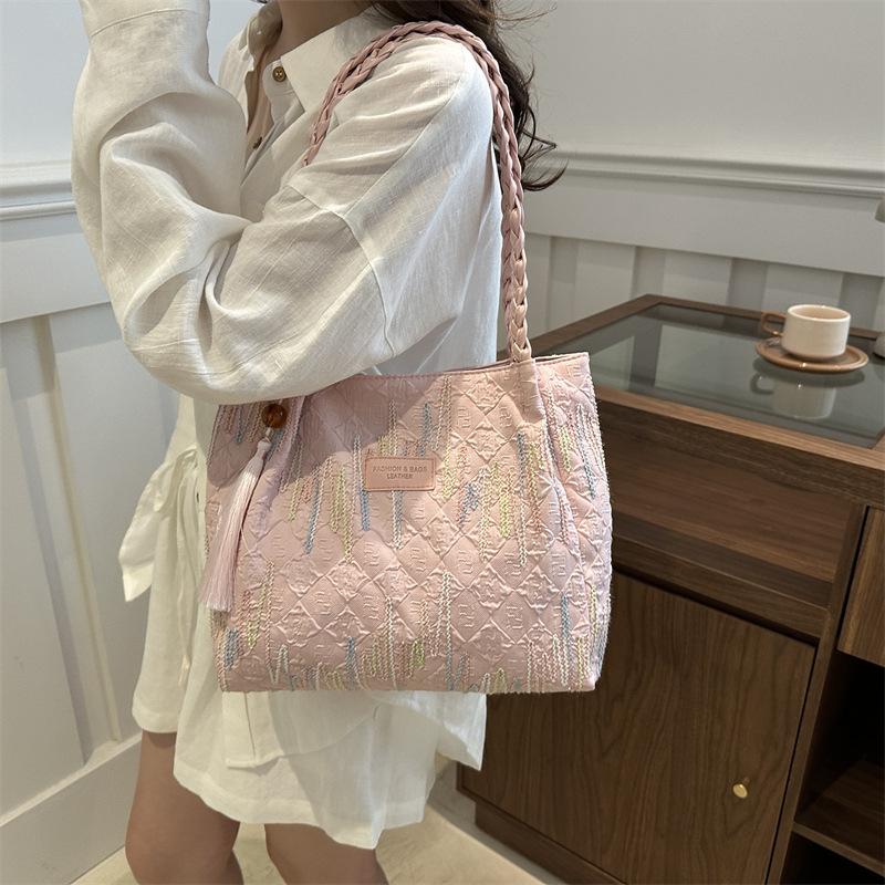 Personalisierte Tasche für Damen mit großem Fassungsvermögen, neu, Sommer, lässig und schön, ein Schultergurt, für Studenten, zum Pendeln, Spielzeugtasche