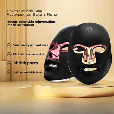 Maschera Fotonica Ringiovanente per la Pelle Spettrometro LED Domestico Viso Luce Blu Strumento di Bellezza