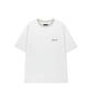 Mattengkim Tonal Rib Back Logo Top For Men In White