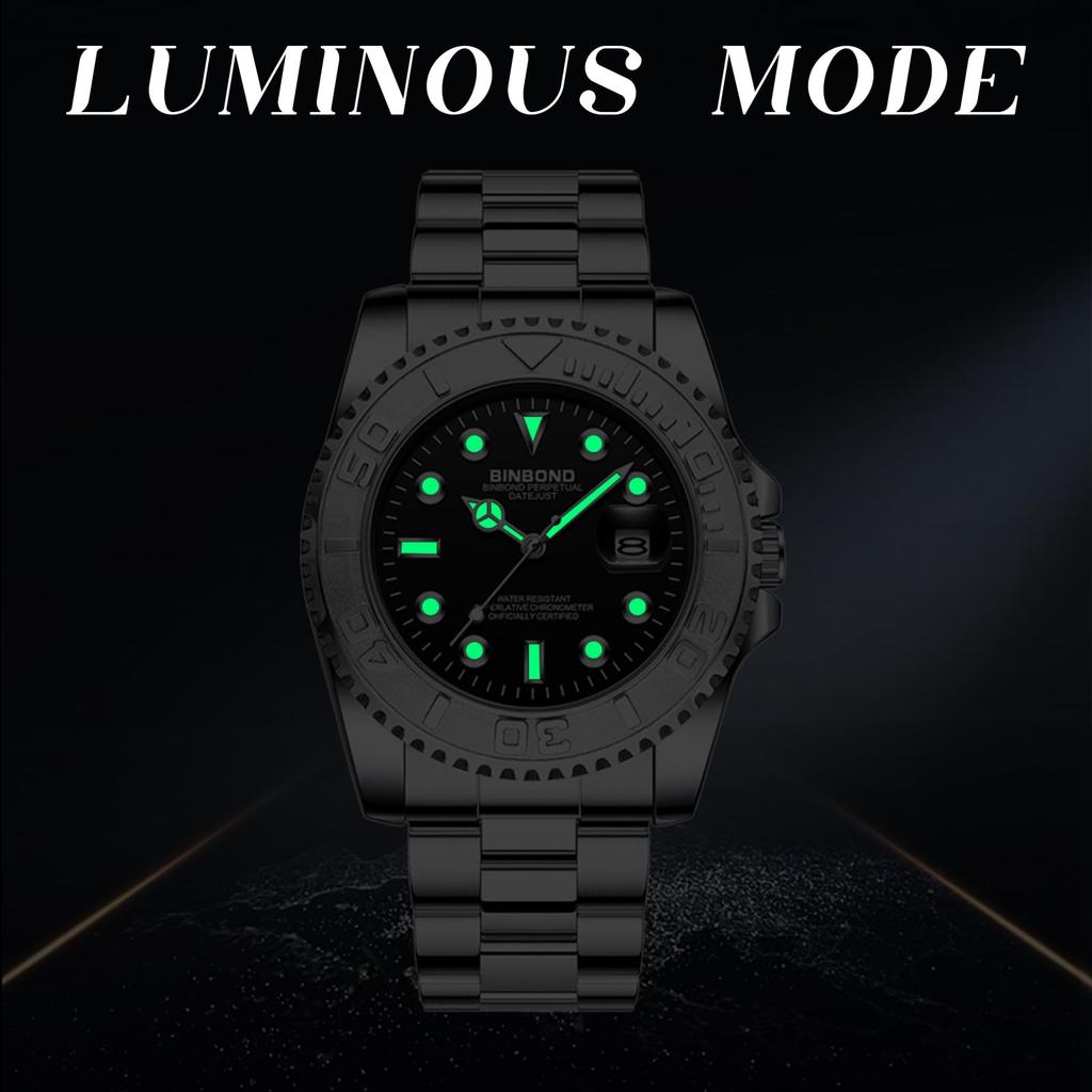 Calendar Waterproof Silver With Rotating Bezel Luminous Analog Stainless Steel Strap Quartz Watch Fashion Watch Silver Boyfriend Gift Men's Watch -