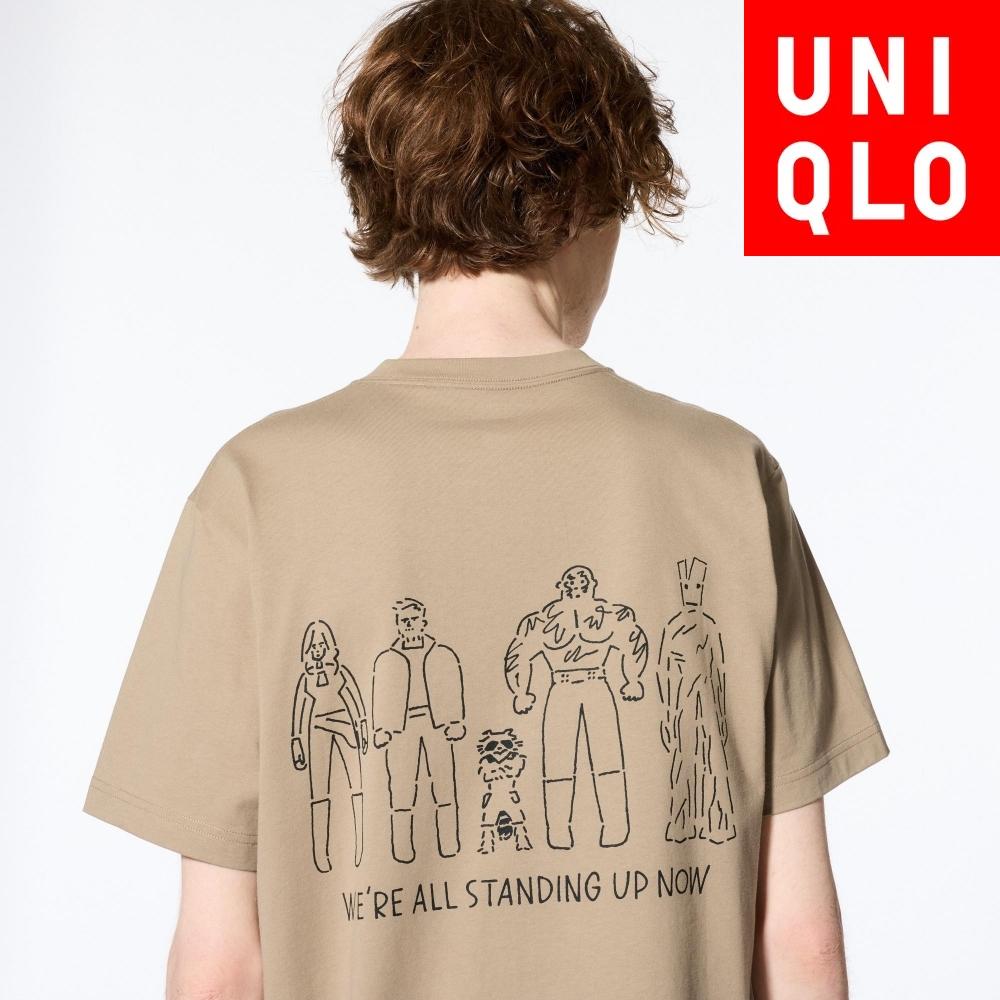

Футболка UNIQLO MFA x Yu Nagaba UT с коротким рукавом и принтом B 31 BEIGE/Men S