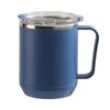 Kaffeebecher 460ml 304 Edelstahl-Innenfutter Auslaufsicher Elegant Tragbarer Becher für Outdoor-Aktivitäten