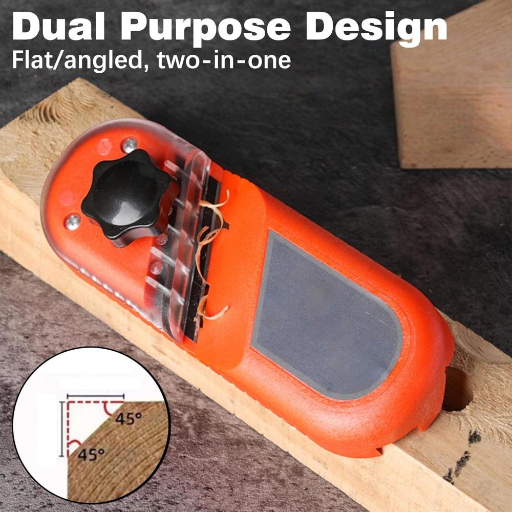 Plasterboard Chamfer Bevel 45° Plane Gypsum Right Angle Device Woodworking Planer Framing Corner Cutting Edge Trimming Tool