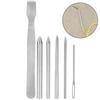 6Pcs/Set Stainless Steel Paracord Weaving Stitching Lacing Needles Set Bracelet Knitting DIY Tool