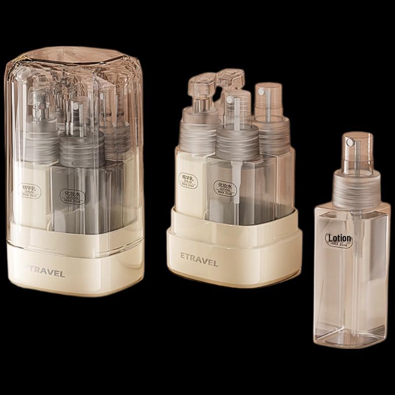 Etravel 35ml Travel Dispenser Bottle Set 2 Lotion + 2 Spray Bottle