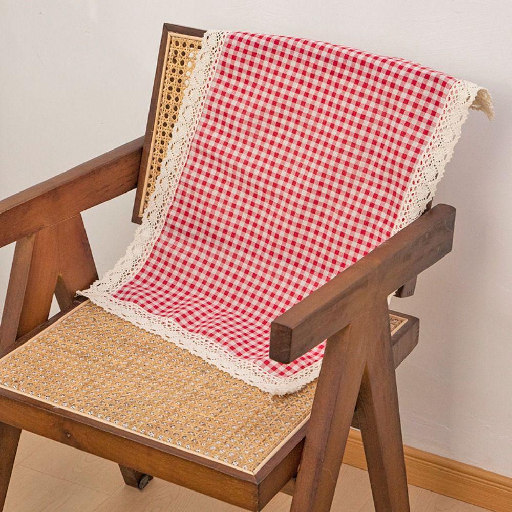 1Pcs 40x60cm Microwave Dust Cloth Small Size Dustproof Lace Tablecloth Anti-slip Fabric Square Table Cloth