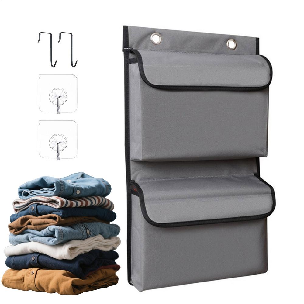 Wall Storage Basket Clothing Bag Wall Hook Organizer Foldable Multipurpose Waterproof Box For Home School Dormitory Bedroom