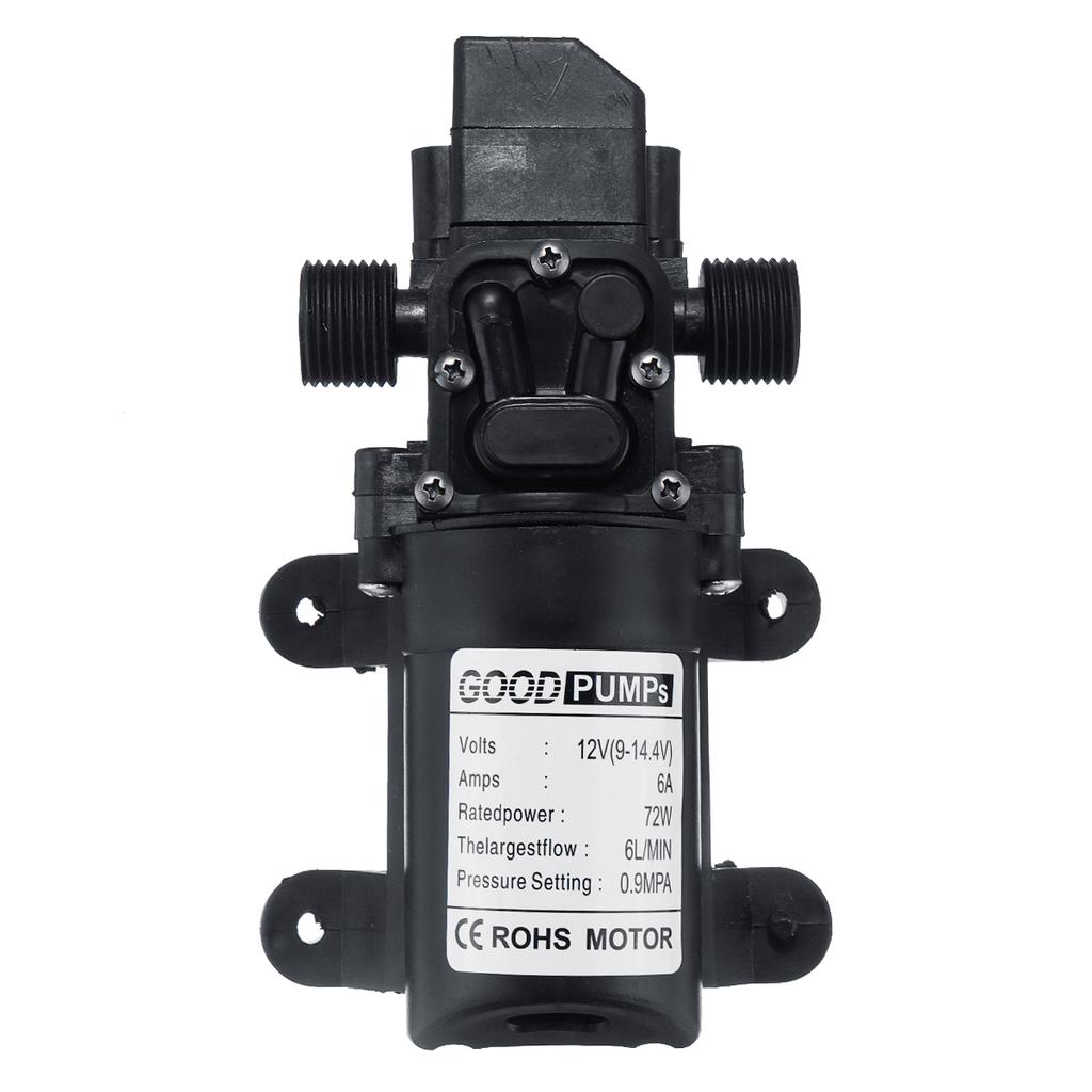 12V High Pressure Automatic Diaphragm Water Pump Self Priming Pump Fit For Garden Van