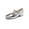 French Style Mary Jane Shoes For Women With Low Heel Pu Breathable Summer Fashion Footwear
