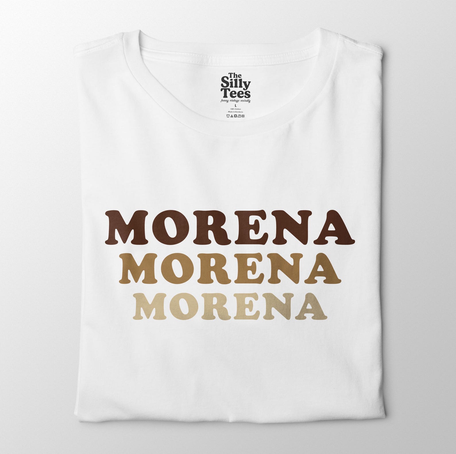 Morena Shades T-Shirt, Latina Empowerment Shirt, Melanin Pride Tee, Retro Brown Tones Shirt 2XL