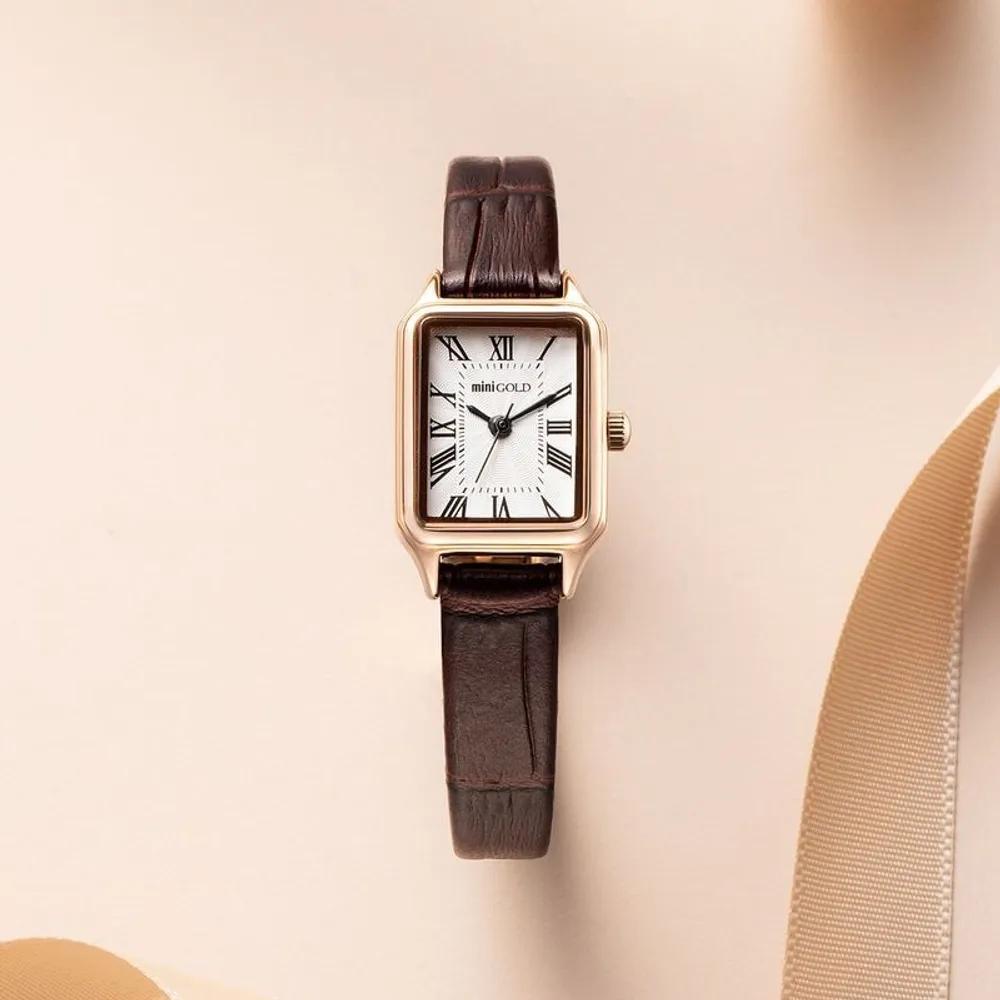JULIUS1 WSB013 Square Frame Women s Wristwatch WSB013MWSV+Two-ring Bracelet