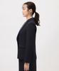 Untitled Worsted Calze Tailored Jacket Navy 02 Perfect for Entrance and Graduations (15349310) Women's (094) (M) - Commuting, Ceremonies,
