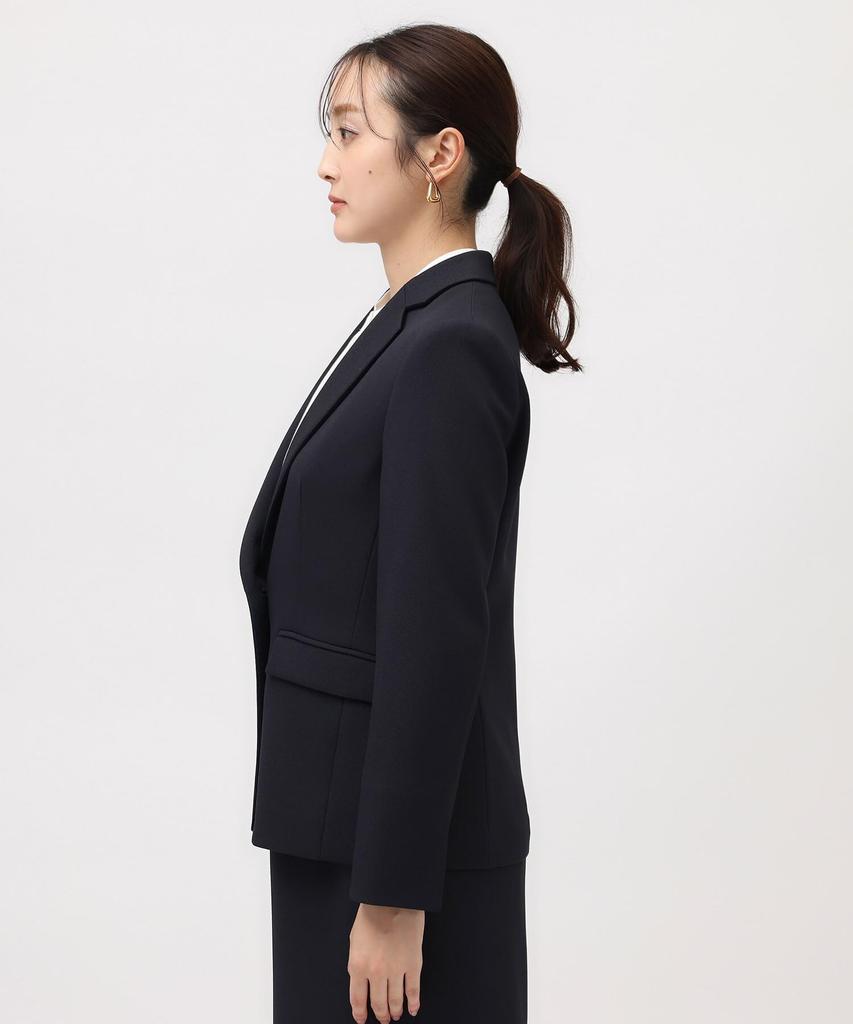 Untitled Worsted Calze Tailored Jacket Navy 02 Perfect for Entrance and Graduations (15349310) Women's (094) (M) - Commuting, Ceremonies,