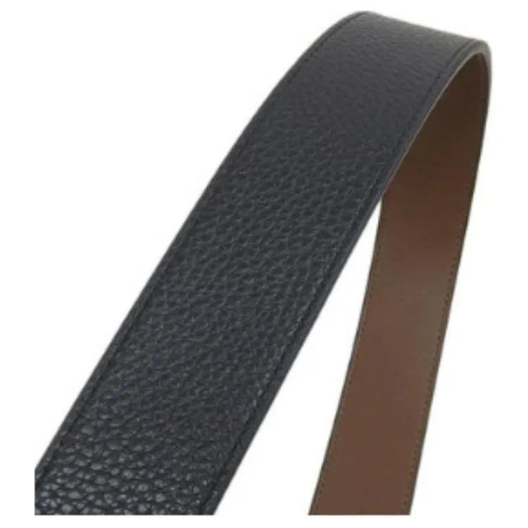 COACH Debossed Signature Leather Reversible Belt Men's Black (Unisex) Leather Belts CQ013QBLVW