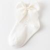 0-5Years Newborn Baby Girls Socks With Bows Breathable Toddlers Girl Short Socks Hollow Out Kids Infant Princess Cute Socks