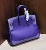 High-end Custom Top Layer Swift Cowhide Lace Edge Genuine Leather Women's Bag Patchwork High-end Handbag