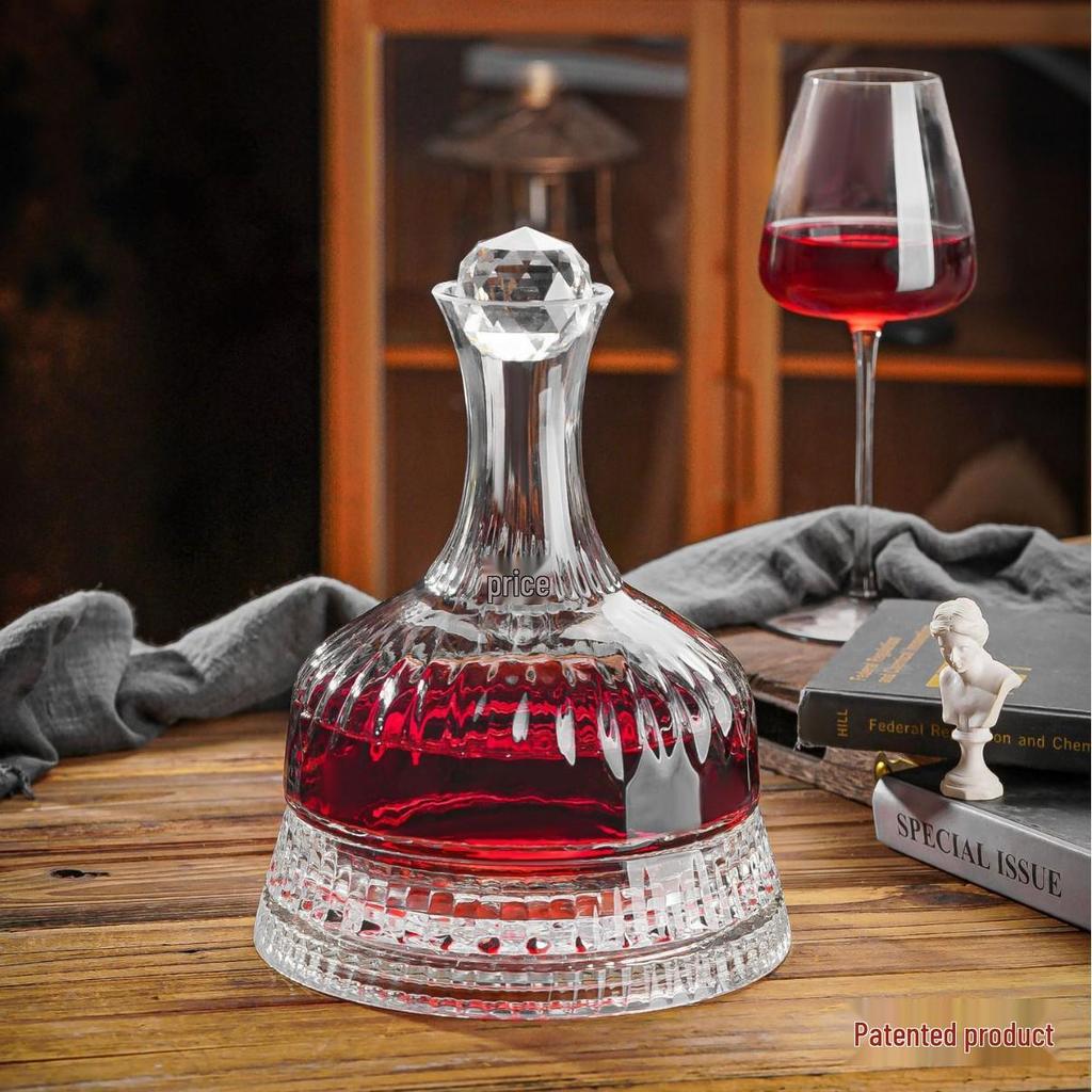 Vortex Rotating Red Wine Decanter Set - Luxury Home & Hotel Wine Dispenser