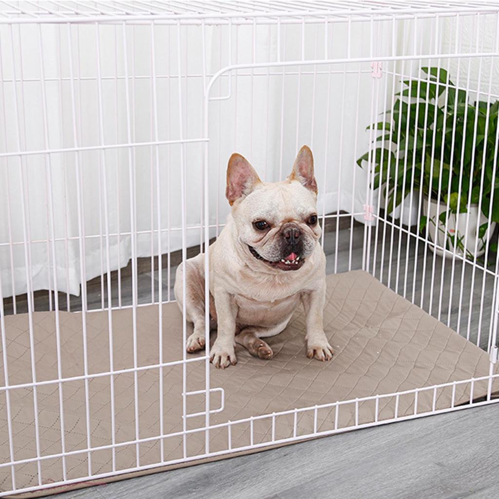 Washable Dog Pee Pads Non Slip Pet Mat with Great Urine Absorption Reusable Puppy Potty Training Pee Pad for Playpen