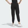 Adidas Solid Color Logo Jogger Training Knit Pants Women Bottoms Black IX6790
