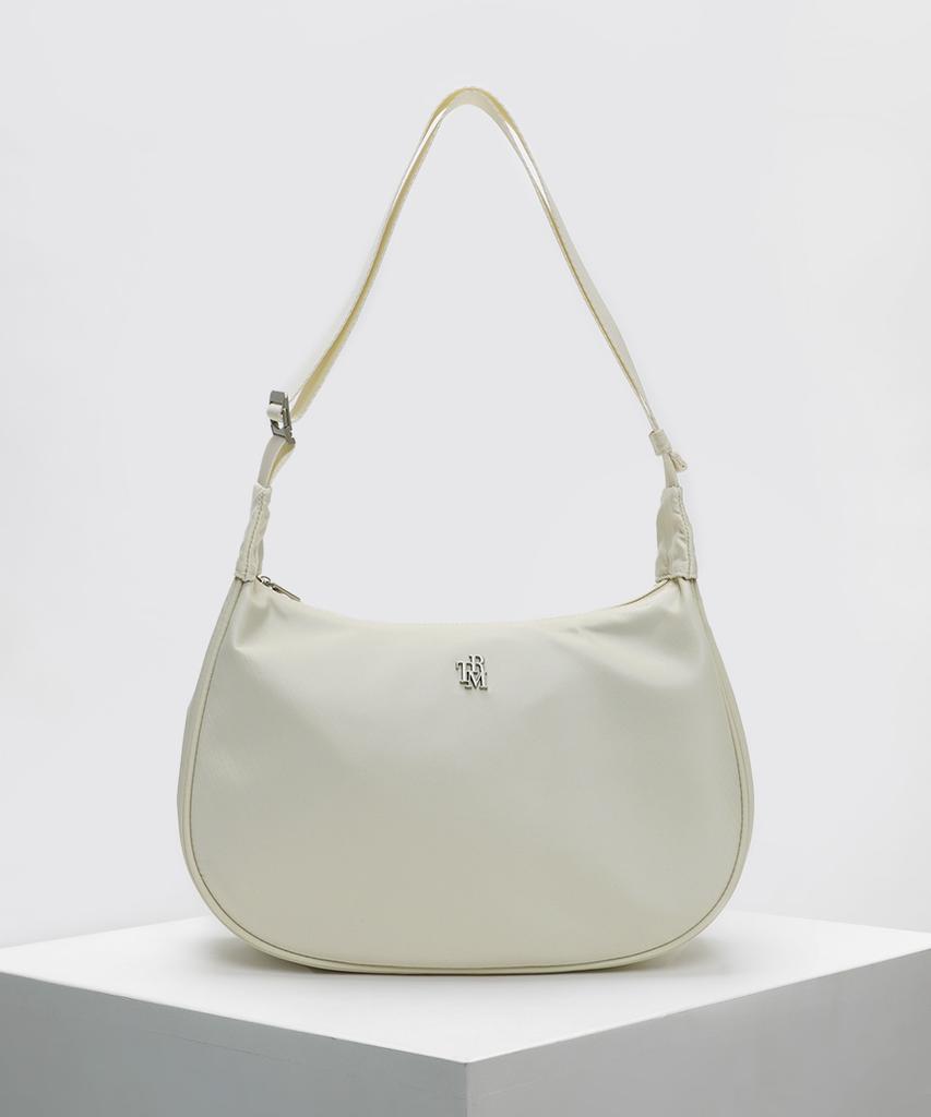 Trm Trm Recycled Big Slime Nylon Hobo Bag Ivory