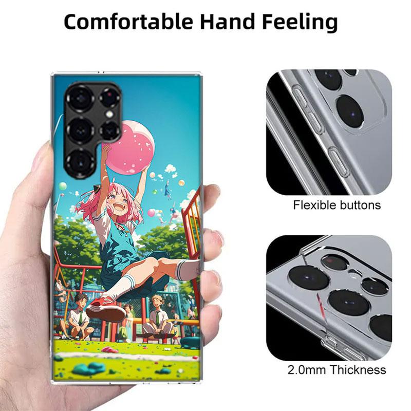 Anya Forger Mind Reading Cases Phone Case for Samsung Galaxy S26 Ultra S25 Edge S24 S23 FE S21 Plus S20 S22 S10 Cover TPU Capa S