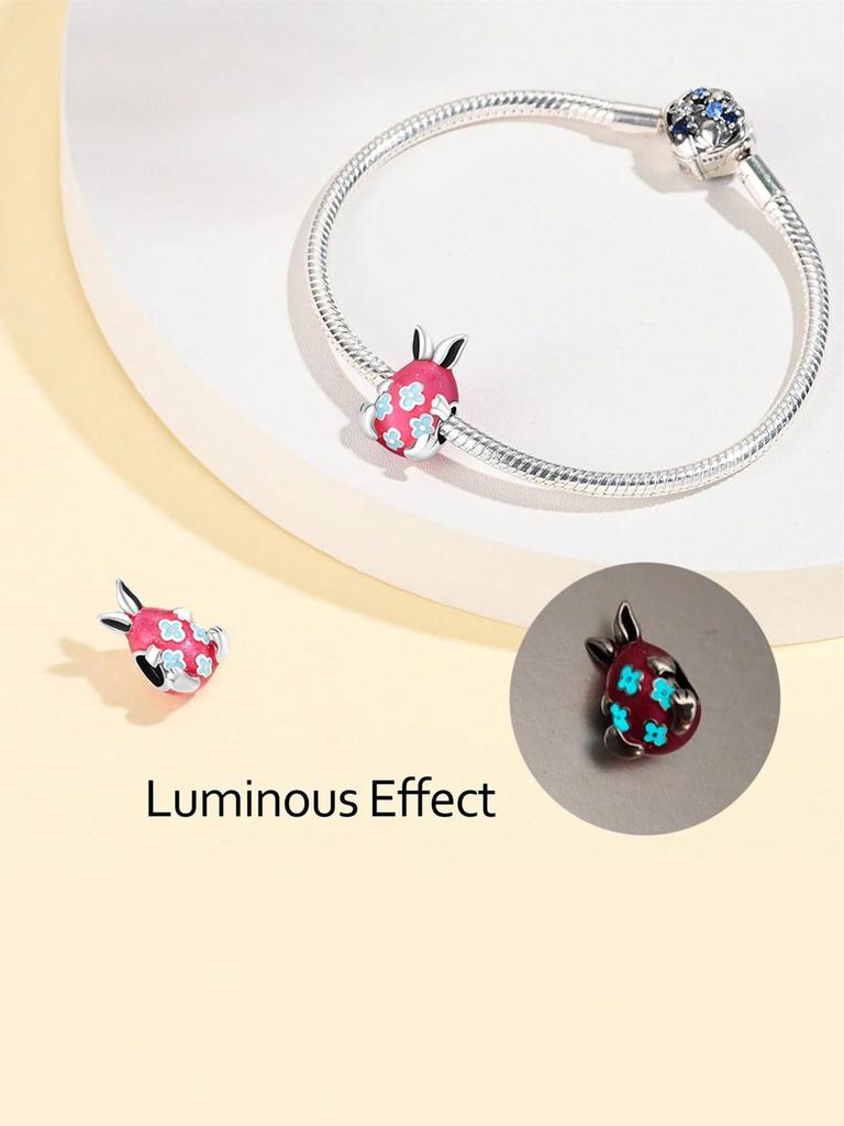 Charms Plata Easter Bunny Surprise Egg Reindeer Beads For Charmsoriginales Bracelet Beads Jewellery Making Women'S Gift