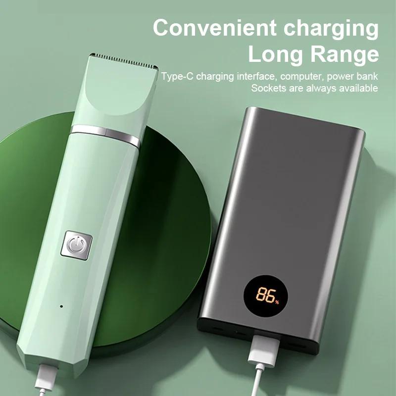 4-in-1 Multi-functional type c charge Dog Clippers Cordless pet Shaver Clippers Trimmers Low Noise Pet Grooming Tools