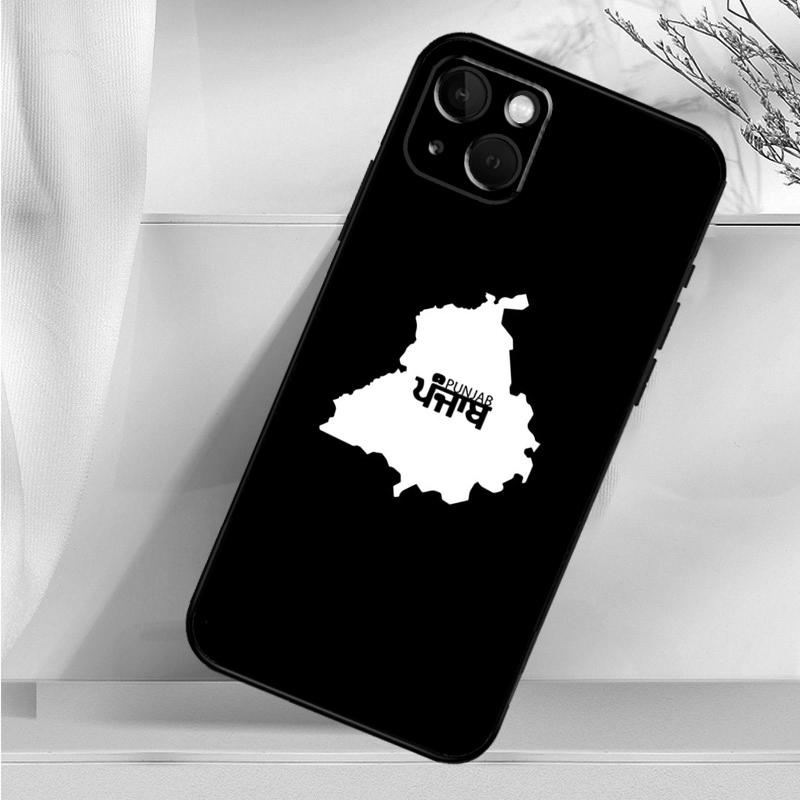 Punjab Map Shockproof Case For iPhone 17 16 Pro Max 11 14 15 Plus 12 13 Mini 16e 17 Air Phone Cover