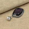 Amethyst-Edelstein, 925er-Sterlingsilber, handgefertigter Designer-Anhänger, Schmuck, antikes Geschenk