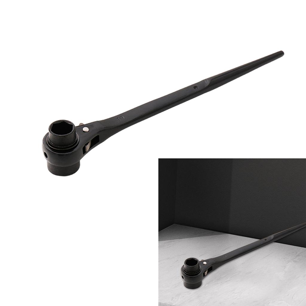 Heavy Duty Podger Ratchet Wrench Spanner with Double Openings for Professional Repair Needs Scaffolding and Repair Work