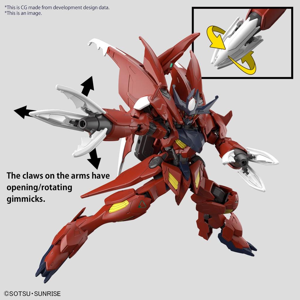 HG Gundam Build Metaverse Gundam Amazing Barbatos Lupus plastikový model v měřítku 1/144 barevně odlišený