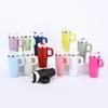 Reisebecher aus Edelstahl mit Strohdeckel 14oz 20oz Isoliert Autobecher Outdoor Büro Pendeln