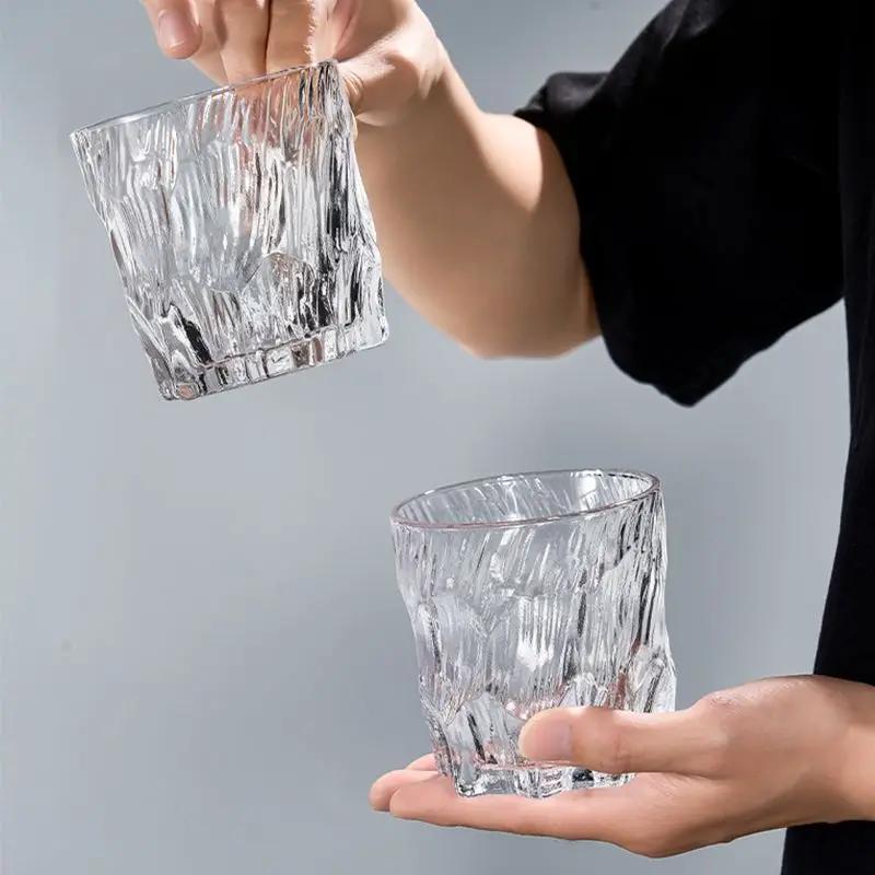 Enkelt Glas Iskaffe Latte Kopp Juicekopp Kall Dryckeskopp Hemglas Vattenglas Ölglas Whiskeyglas Mjölkglas