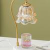 Beast Valley Lily Aroma Candle Lamp - Smokeless Wax Melting Marble Lamp for Romantic Bedroom Ambiance