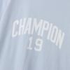 Champion Sports Short Round UV Heat Rubber Pale Sax Women's T-Shirt, CW-BS308, Sleeve, Neck, Quick-Drying, Stretch, Protection, Shielding, Print,