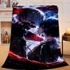 1PC Tokyo anime Artwork Flannel Blanket Gift, Suitable for Both Men And Women, Soft Ideal for Beds And Sofa, Birthday Or Christmas Gift
