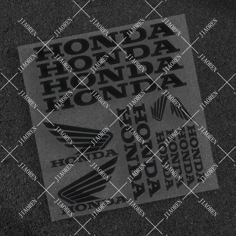 Vinyl Honda Sticker Wing Decal Motorcycle Logo Kit