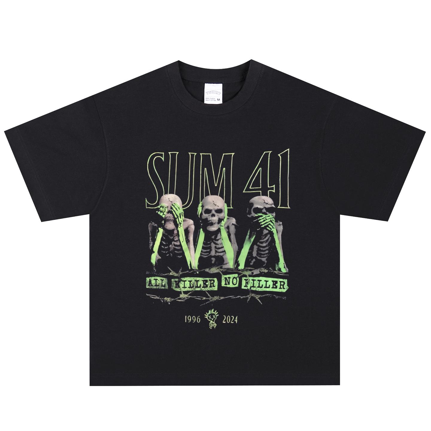 Sum 41 T-Shirt, Soft Fabric Casual Daily Wear XXXXL