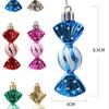 Christmas Decorations, Mini Round Candies, Christmas Tree Ornaments, Electroplated Plastic, Painted Balls, Candy Pendants, Props