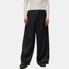 Y-3 Elastic Waist Wide Leg Solid Color Casual Pants Women pants Black IN4398