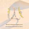 Tichia Wing Couple Rings: S925 Sterling Silver, High-End Style, Versatile Design for Men and Women.