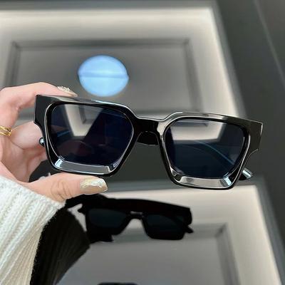 Kwadratowe Vintage Okulary Przeciwsłoneczne Kobiety Mężczyźni Marka Projektant Retro Okulary Słoneczne Damskie Męskie Modna Oprawka Lustrzane Gradientowe
