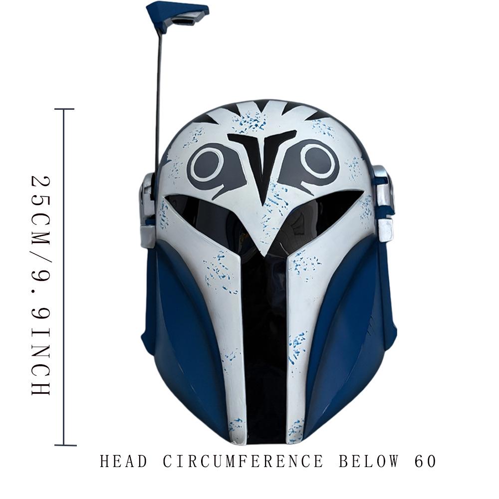 Bo-Katan Mandalorian Resin Mask - Star Wars Inspired Halloween Helmet Prop