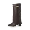 Evol Fashion Boots, Wide Shaft Boots with Removable Belt