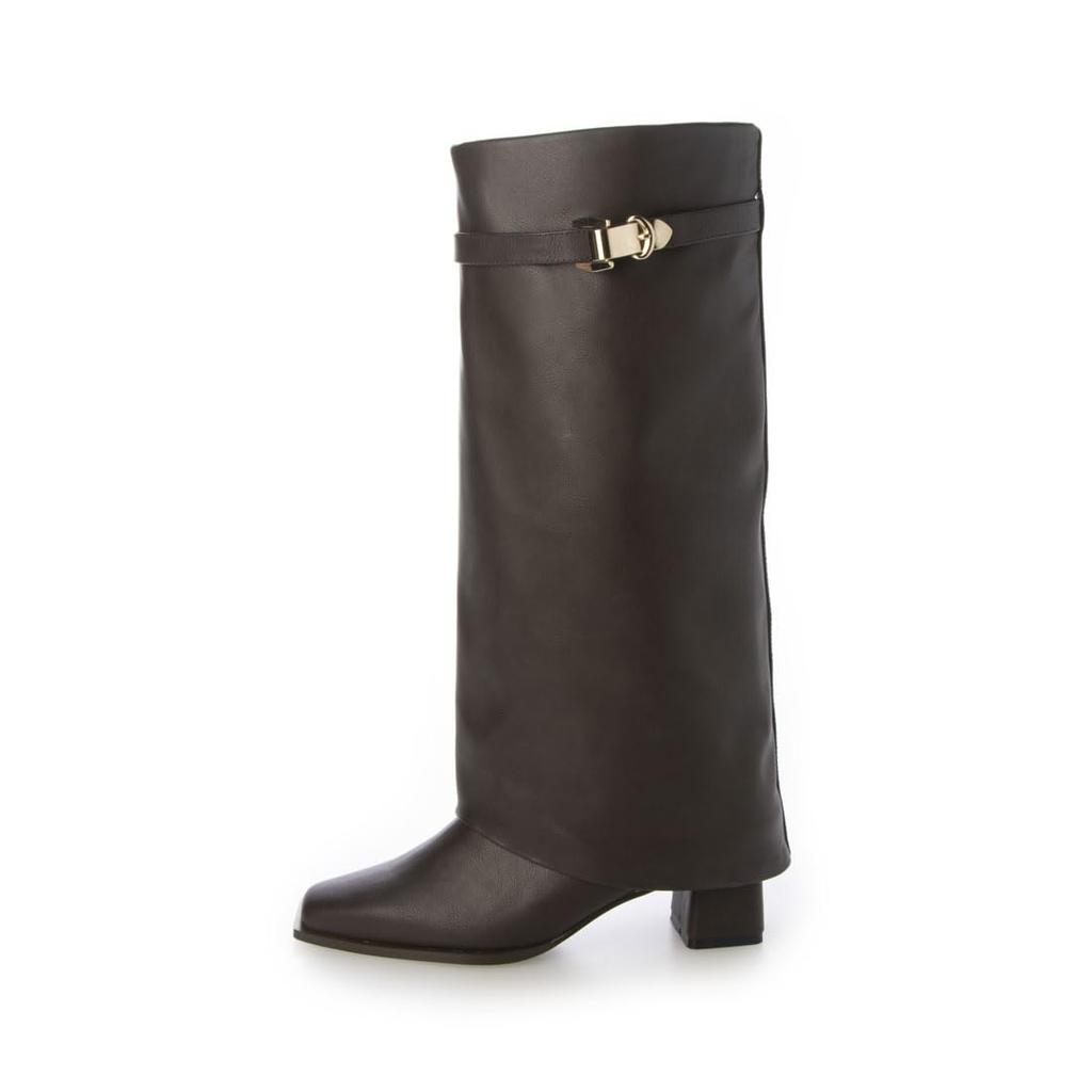 Evol Fashion Boots, Wide Shaft Boots with Removable Belt