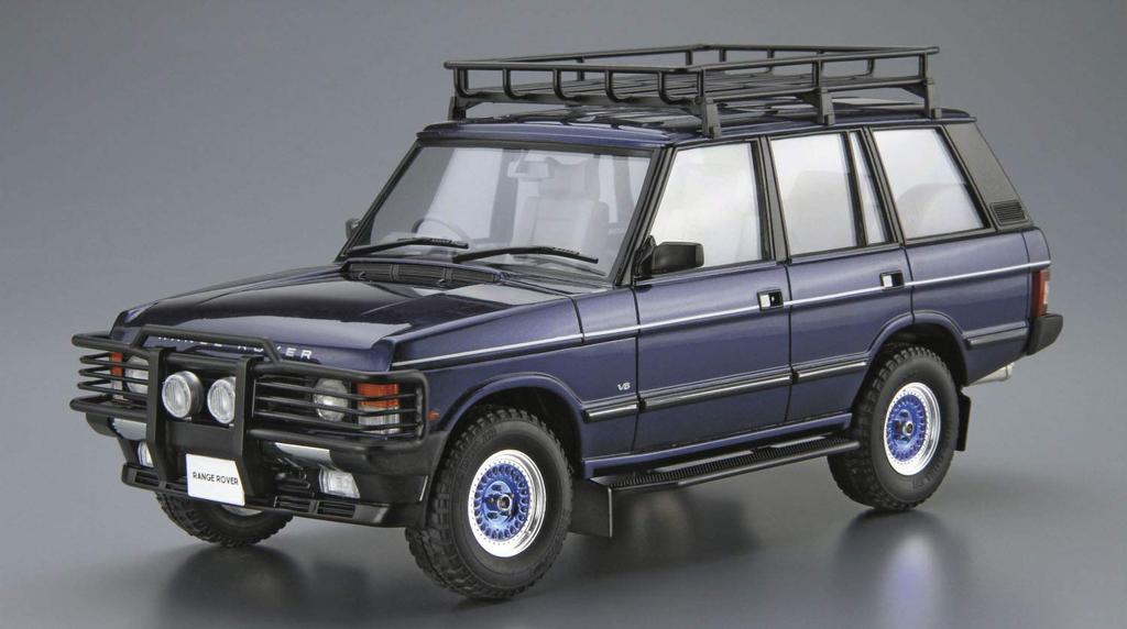 Aoshima Bunka Kyozaisha Die Modellautoserie SP Land Rover LH36D Range Rover Classic Custom 1992 Plastikmodell 1/24