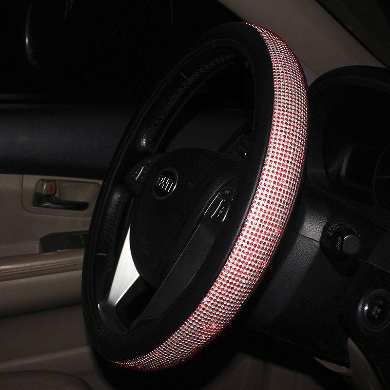 

Women s Korean-Style Cute Four Seasons Universal Cars with Diamonds All Car Series Red